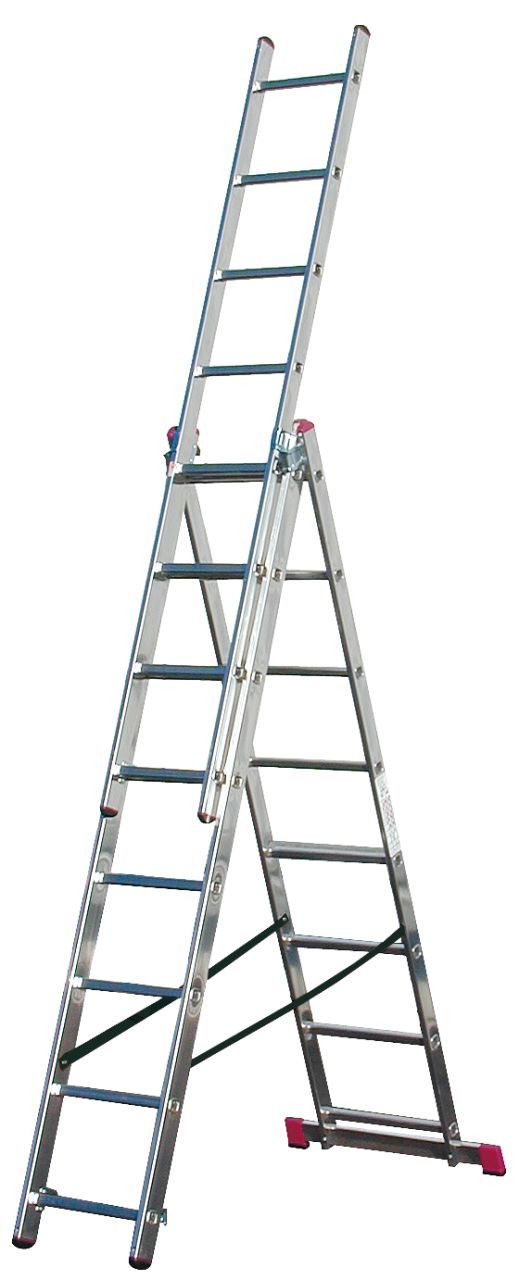 Krause CORDA háromrészes létrafokos sokcélú létra, 3x8 fokos termék fő termékképe