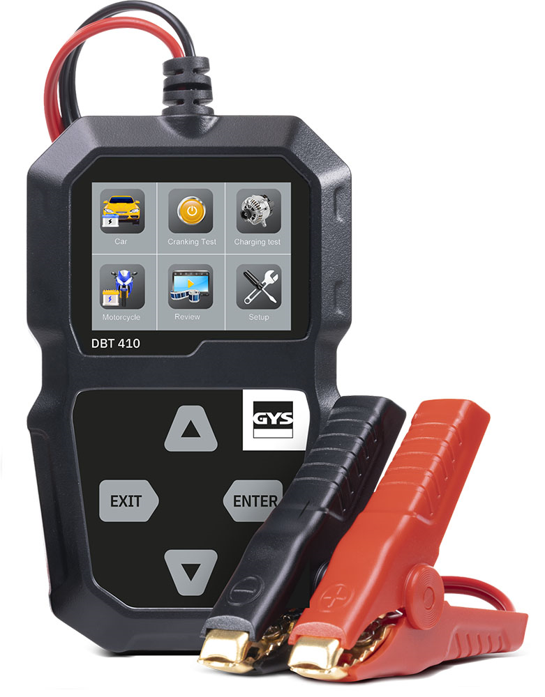 GYS DBT-410 START/STOP elektronikus akkumulátor teszter termék fő termékképe