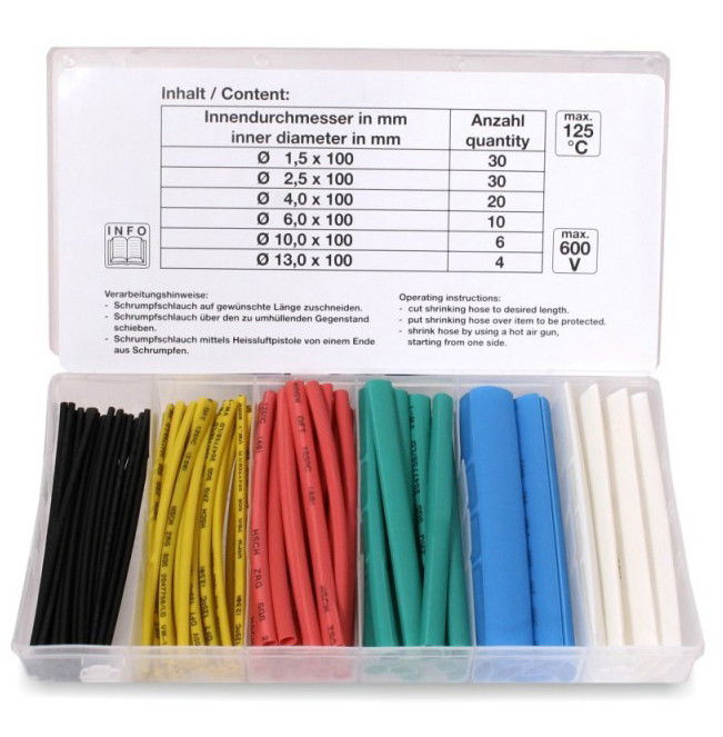 BGS Technic 9-8123 színes zsugorcső készlet, 1.5-13 mm, 100 darabos termék fő termékképe